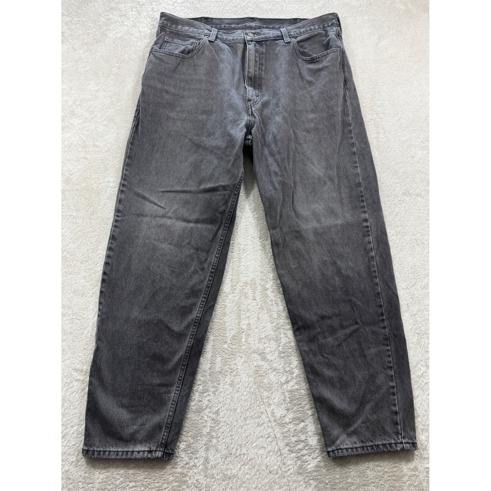 Levi's Mens 550 '92 Relaxed Fit Tapered Leg Gray Denim Jeans 38x32 Meas: 37x30